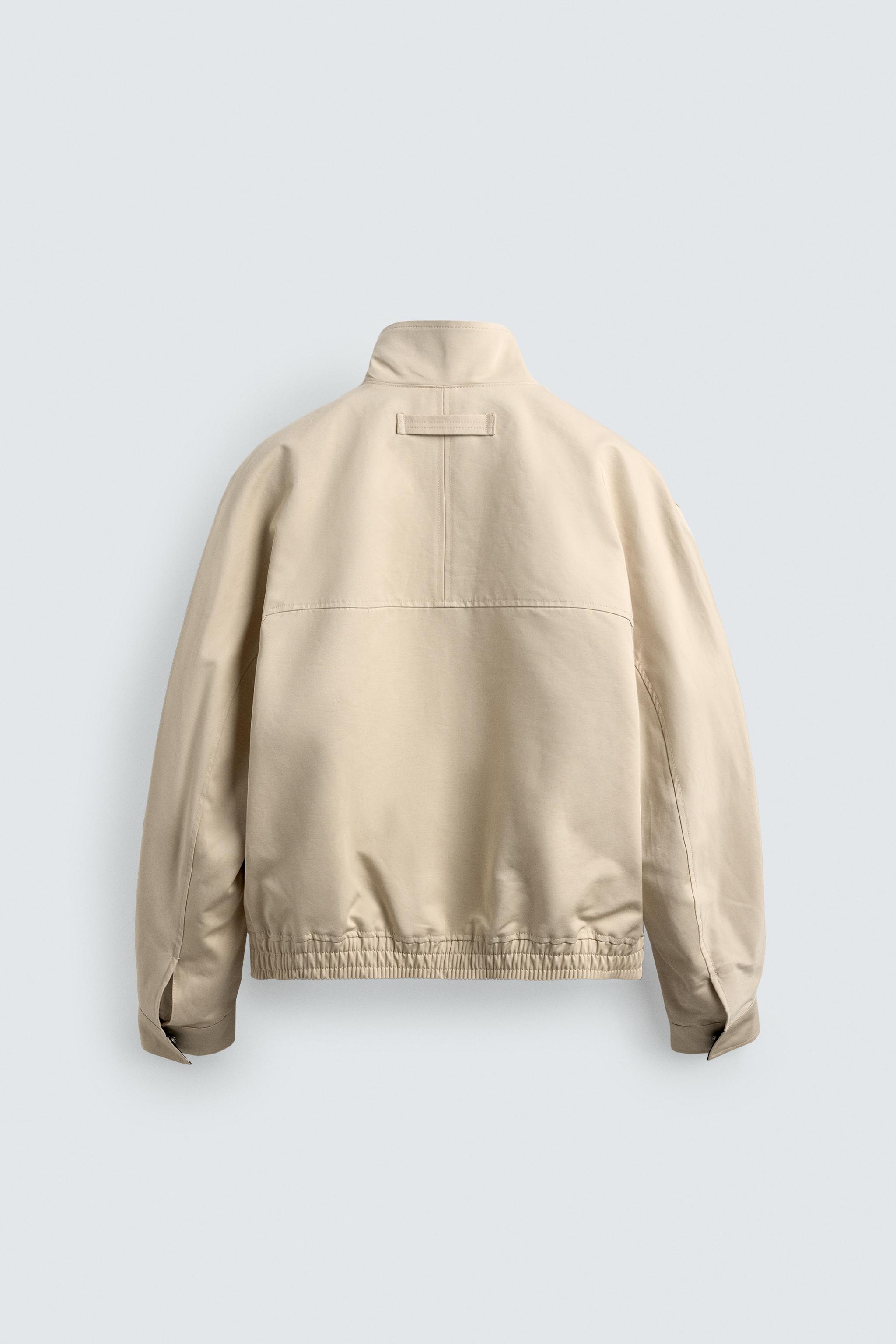 BLOUSON COL CONTRASTE